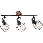 JUST LIGHT Taklampa Jaro, dimbar, Svart, Vardagsrum / matsal, Metall, Modern, Taklampa