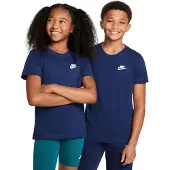 Nike T-shirt 'FUTURA' marinblå / vit