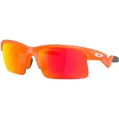 Oakley - Solglasögon - Capacitor Matte Neon Orange Prizm Ruby för Unisex