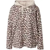 Zwillingsherz Sweatshirt 'Leo' beige / brun / svart