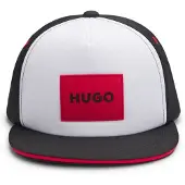 HUGO Kids' foam-front cap with logo badge