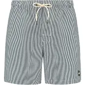 Shiwi Badshorts 'Mike' mörkgrön / vit