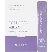 Mizon , Collagen Milky Peeling Scrub, fragrance-free, 40 pieces, 5g each