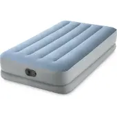 Intex 64157 TWIN DURA-BEAM COMFORT AIRBED Uppblåsbar säng (L x B x H) 191 x 99 x 36 cm Blågrå