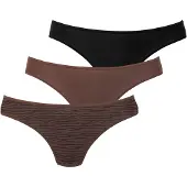 LASCANA String brun / svart