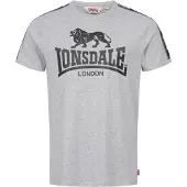 Lonsdale T-shirt 'STOUR' grå / svart