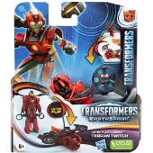 Transformers Lekar EarthSpark 1-Step Flip Changer Terran Twitch, 10 cm Actionfigur