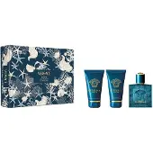 Versace Eros Presentset för män Eau de Toilette 50 ml + parfymerad duschgel 50 ml + aftershavebalsam 50 ml