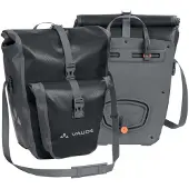 Vaude Aqua Back Plus, vattentät cykelväska, svart