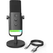 Fifine AM8 AMPLIGAME USB/XLR RGB gaming dynamic studio microphone PnP