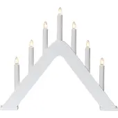 Star Trading Ljusstake Jarve Vit 41cm