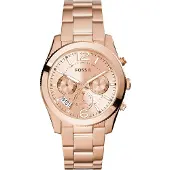 Fossil Damklocka med Guldboett och Stålarmband i Boyfriend-stil, Modell ES3885 gyllene