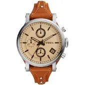 Fossil Damklocka Quartz - Vardaglig Kronograf med Tre Underskivor ES4046