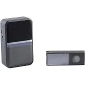 Heidemann 70847 Trådlös gong Komplett set med USB-anslutning, självspelande