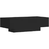 vidaXL Soffbord, Svart, 100X49,5X31 Cm, Material Träbaserat