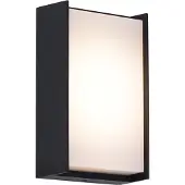 QAZQA Modern utomhusvägglampa svart inkl. LED IP65 - Packet