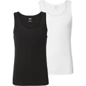 Levi's T-shirt 'Pride Rib Tank - 2 Pack' svart / vit