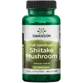 Swanson Health , Full Spektrum Shiitake Svamp, 500 mg, 60 kapslar