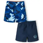 MINOTI Badshorts blå / marinblå / ljusblå / mörkblå