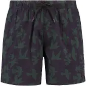 Shiwi Badshorts 'Nick' mörkgrön / aubergine