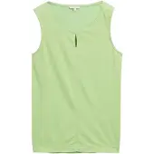 Tom Tailor Fabric Mix Crew Neck ärmlös T-shirt