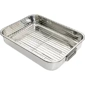 Kitchencraft Rostfritt Stål Stekpanna 43x31 Cm