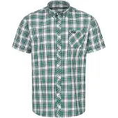 Lonsdale Skjorta 'Brixworth' grön / svart / vit