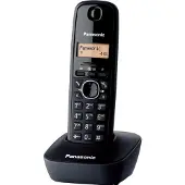 Panasonic TG1611BLACK Trådlös Telefon - Svart Amber