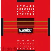 Warwick Red Bronze Acoustic Bass Strings 4 Medium Scale Strings