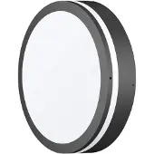 CMD LED utomhus vägglampa 9084, Svart, Aluminium / grå / zink, Modern, LED-vägglampa utomhus