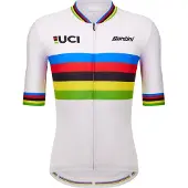 Santini Uci World Champion 2025 Korta ärmar Cykeltröja