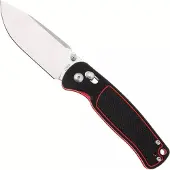 CJRB Shale J1943-BRE, Stonewashed AR-RPM9, Black Red G10, pocket knife