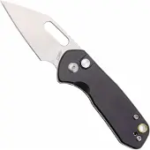 CJRB Mini Pyrite J1933-BK, Satin AR-RPM9, Black Aluminium, pocket knife