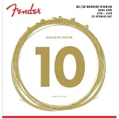 Fender 80/20 Bronssträngar för 12-strängade Austiska Gitarrer 10-50