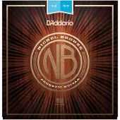 D'addario And Co NB1253 Nickel Bronze Acoustic Guitar Strings Light 12-53