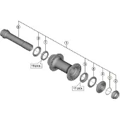 Shimano Hb-mt400-b Navaxel