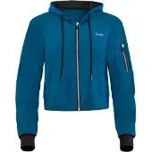 Winshape Sweatjacka 'J009C' blå / vit