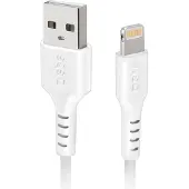 SBS TECABLEUSBIP589W, 1 m, Lightning, USB A, Hankoppling, Hankoppling, Vit