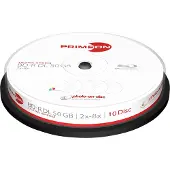 Primeon photo-on-disc - 10 x BD-R DL - 50 GB 8x - vit - yta utskrivbar med bläckstråleskrivare - spindel