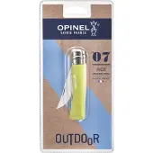 Opinel Pocket Knife No.07 Beech Wood Grönt