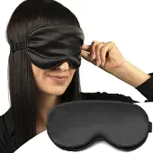 Siso Extra Soft Black Sleep Mask