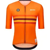 Santini Uci World Champion Netherlands 2025 Korta ärmar Cykeltröja
