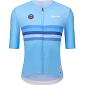Santini Uci World Champion Belgium 2025 Korta ärmar Cykeltröja