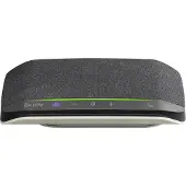 Poly Sync 10 - Högtalartelefon (handsfree) - kabelansluten - USB-A, USB-C - silver