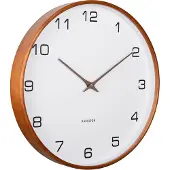 Karlsson väggklocka Acento wood white KA5993WH