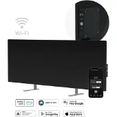 AENO Premium Eco Smart AGH0004S - Värmare - golvstående, väggmonterad - 760 W - pärlsvart