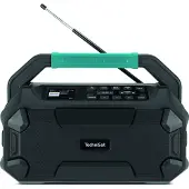 Technisat Byggarbetsradio VIOLA 231 OD DAB+, FM Stänkvattenskyddad Svart