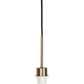 QAZQA Modern pendellampa i brons med svart sladd - Combi 1