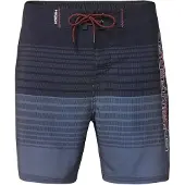 KOROSHI Badshorts marinblå / basalgrå / korall / vit