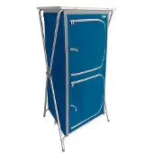 Aktive Hopfällbar Garderob Med 4 Nivåer 62x53x140 Cm